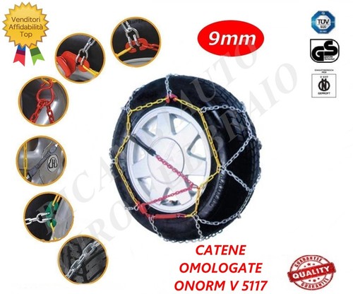 Catene neve 9mm omologate - da,