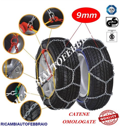 Catene neve 9mm - neve,